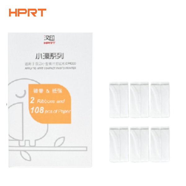 Giấy in ảnh+ribbon cho HPRT CP4100 (AP – 54 - Photo Sheets Combo) 
