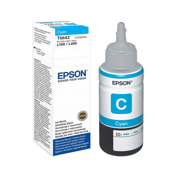 Mực in Epson 664 ( màu xanh ) (C13T664200) - Dùng cho Máy in phun màu Epson L121, L1300
