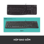 Bàn phím Logitech K120 (USB/Đen)