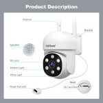 Camera SriHome SH061 chống nước - quan sát ban đêm hồng ngoại AI theo dõi hình người