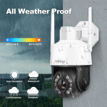 Camera Srihome SH041 5.0MP Zoom Quang 20X - Không Dây Chống Nước Chống Bụi, Có Màu Ban Đêm